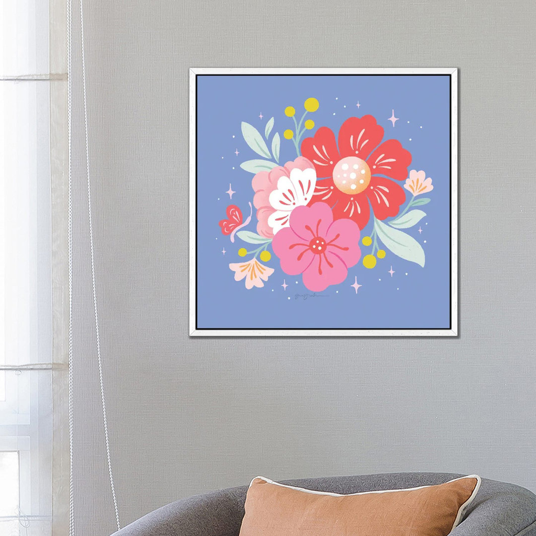 Floral Bouquet I von Gia Graham - Galerie-verpackte Leinwand Giclée auf Leinwand