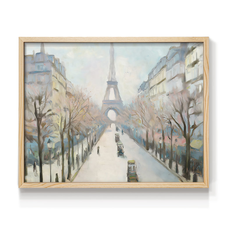 Paysage, série XLIV, reproduction encadrée, Naturel, H 22 po x l 28 po