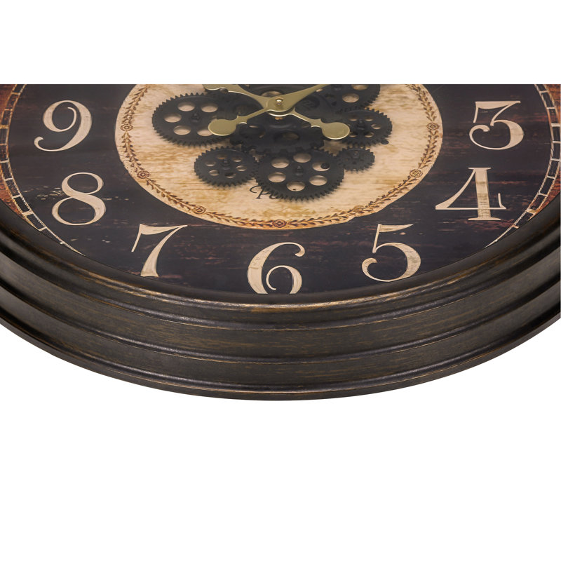 Horloges, rondes, mécanisme d'engrenage, horloge murale, traditionnel