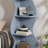 Elegant Bookcase,Spacious Wall Corner Bookshelf