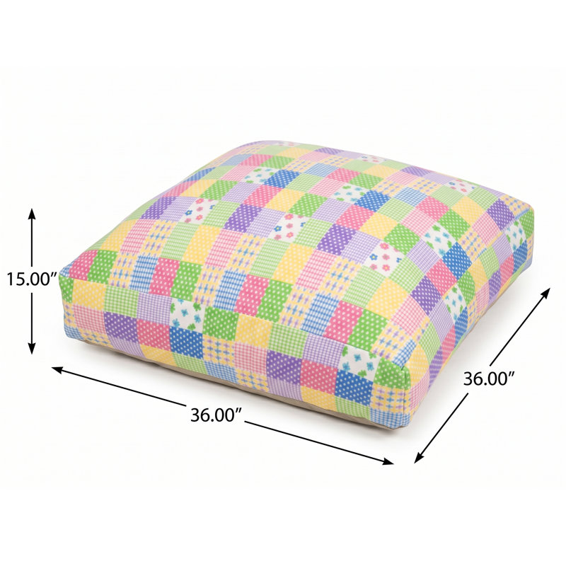 Fauteuil à billes avec rembourrage pour enfants et adultes CrashZone, 36" x 36"
