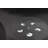 Fire Sense Fire Pit Bessemer Rolling, Porcelain Enamel with Wheels & Handle -Black & Silver-28"