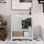 Meuble-lavabo autoportant de 30 po avec lavabo en céramique et rangement polyvalent-327275681