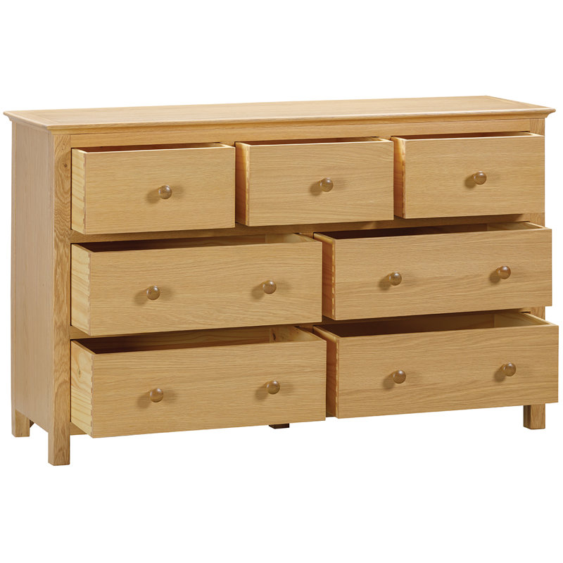 Taounate 125cm W 7 - Drawer Chest of Drawers