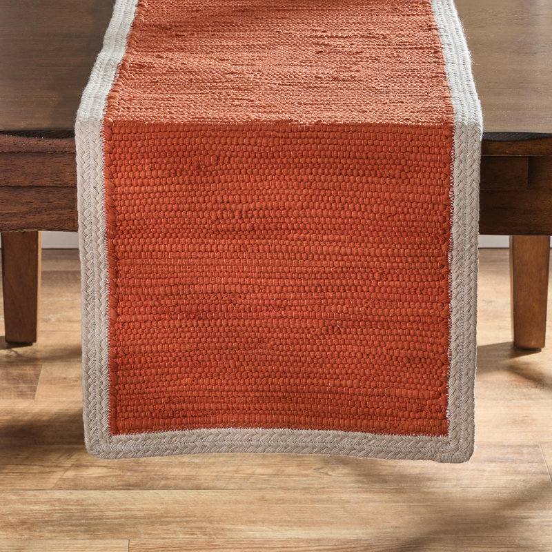 Chemin de table Dune, L 54 po x l 14 po, Orange
