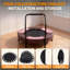 Mini trampoline 36 po pour enfant avec guidon de sécurité et assemblage rapide, trampoline d'intérieur pour tout-petit avec rembourrage épais et cadre stable pour les enfants de 1 à 3 ans, orange, rose-123160745