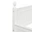 Lit de jour simple en bois avec lit gigogne simple (blanc)