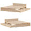 Chamberlan Solid Wood Storage Bed-335035399-335035398