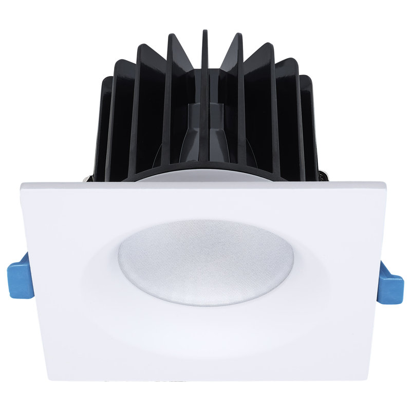 16/20/24 Watt LED Remote Driver Downlight 27K/30K/35K/40K/50K CCT Field Selectable Square, White
