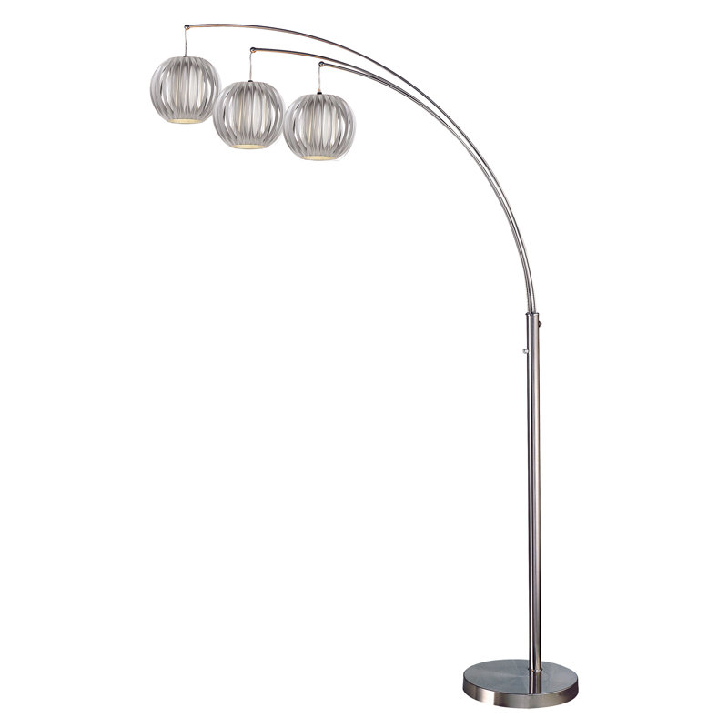 Gerrald 91'' Tree Floor Lamp, Gray