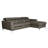 Amorian Leather Reclining Corner Sofa-801784023-801784024