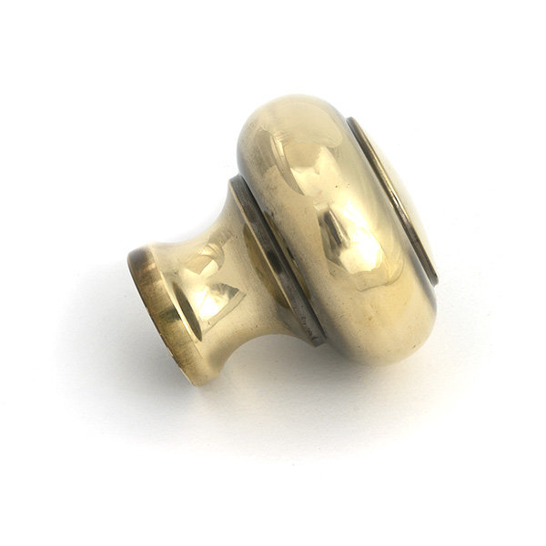 Regency Cabinet Knob, 1.57" Knob Diameter, Aged Brass
