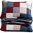  Pre-Washed Multicolor Patchwork Cotton Reversible Quilt Set-1535051437
