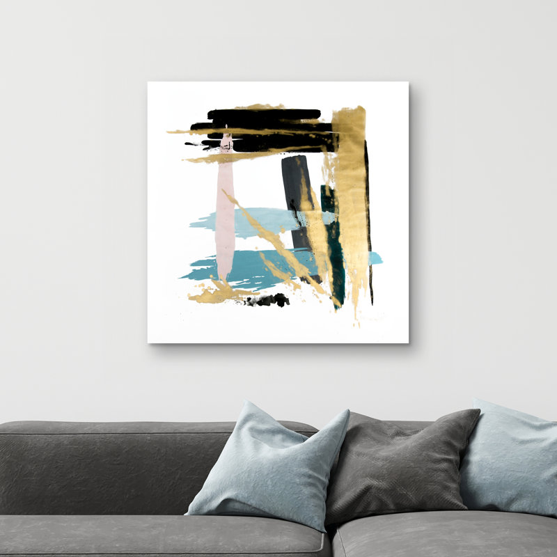 Pastel stroke - 32"x32" art on canvas