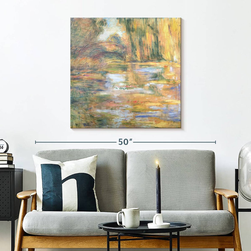 Waterlily Pond - The Bridge, 30" H x 30" W