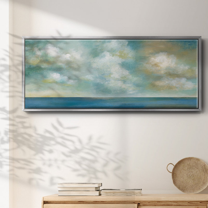 Cloudscape Vista II - toile encadrée, H 20 po x l 50 po