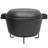 3 in 1 Pre-Seasoned Cast Iron Dutch Oven with Skillet Lid and Accessories