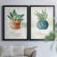 Sauge en pot - ensemble de 2 peintures sur toiles-1781665437-1781665436
