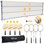 Ensemble de filet de volleyball 3 en 1 Badminton 3-en-1, hauteur réglable portable avec raquettes et balles