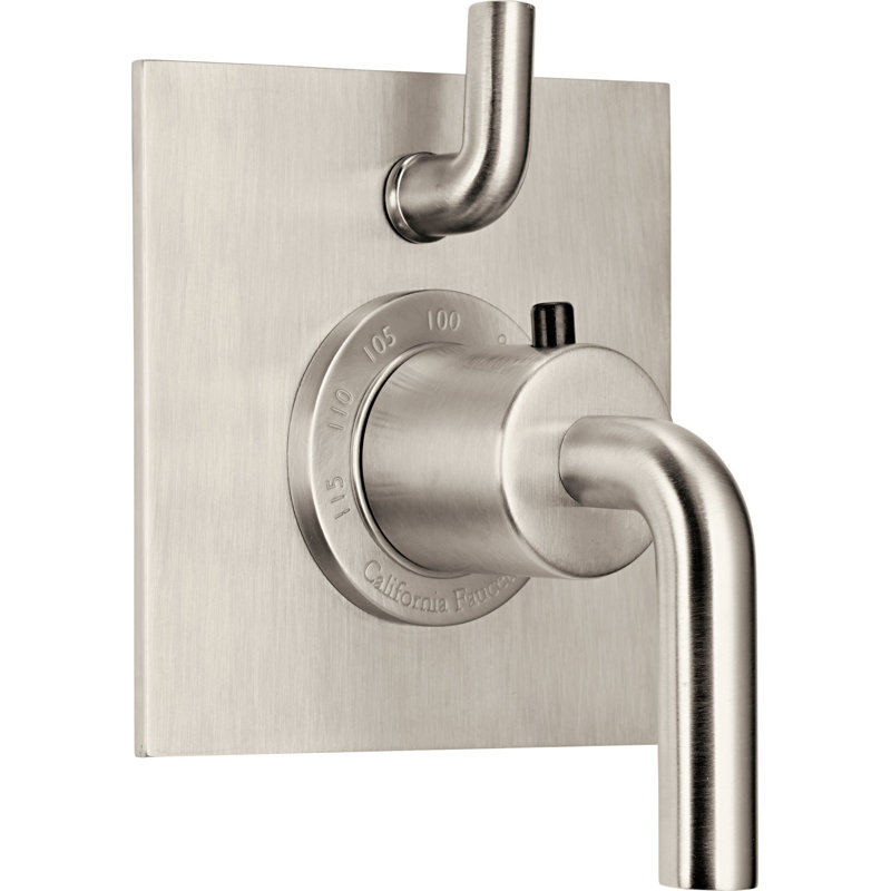 Descanso StyleTherm® 1/2" Trim Only with Single Volume Control - Small Handle, Satin Bronze