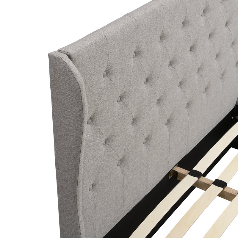 Boulogne Upholstered Storage Bed, Double (4'6)