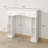 Freestanding Fireplace Surround With Legs – Baroque Design (ornate Centerpiece + Columns), Mdf/fir Wood, 4 Storage Compartments, Decorative Top Surface, Anti-tipping Kit For Electric Fireplaces/home Decor