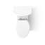 Harken™ 1.28 GPF Water Efficient Round One-Piece toilet (Seat Included)