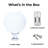 Totterdown Outdoor Solar LED Globe Lantern Head