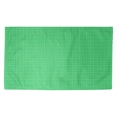 Tapis vert/jaune napperon Avicia