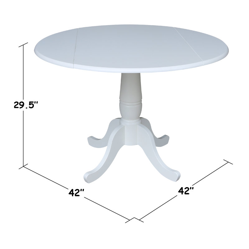 Table de salle à manger Hesston, Blanc
