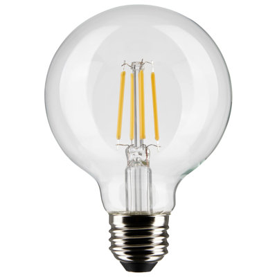 4.5 Watt Vintage Edison Dimmable G25 Medium (E26) LED Bulb - 350 Lumens, And 90CRI