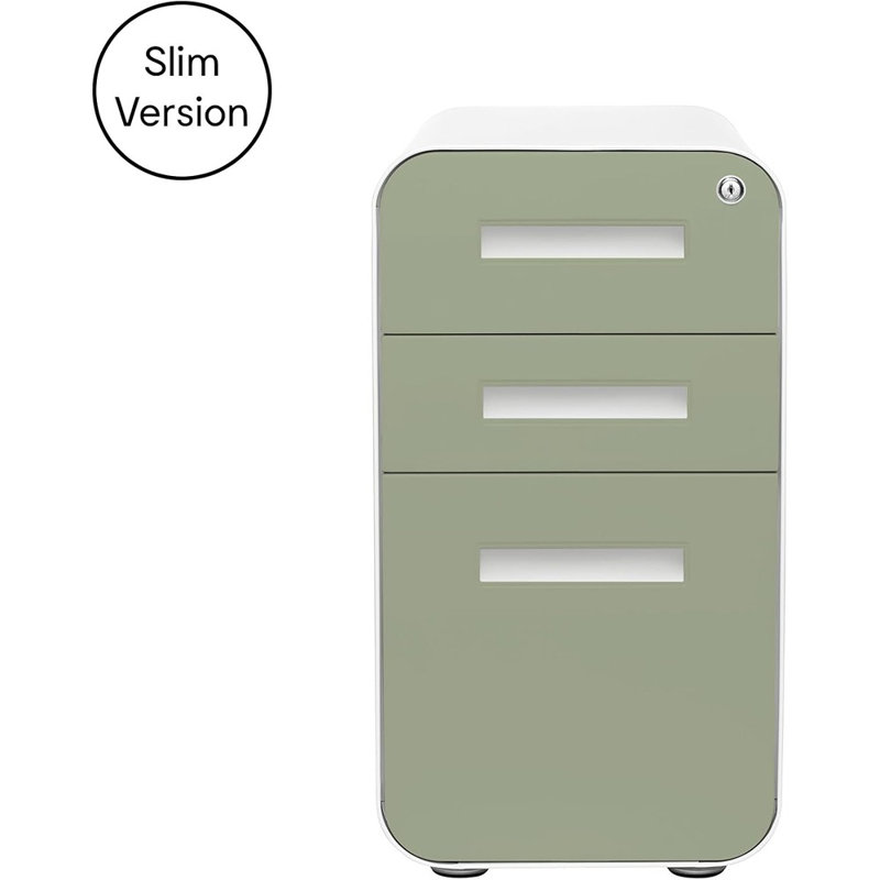 3-Drawer Mobile File Cab...