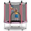 Trampoline d'intérieur pour enfants avec filet de sécurité SENCHO GINSYTALIOR 48 po Facile à assembler-101920764-102180714