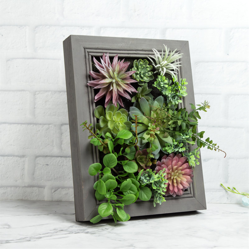 15.8'' Faux Succulent