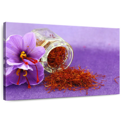 Safran et fleurs