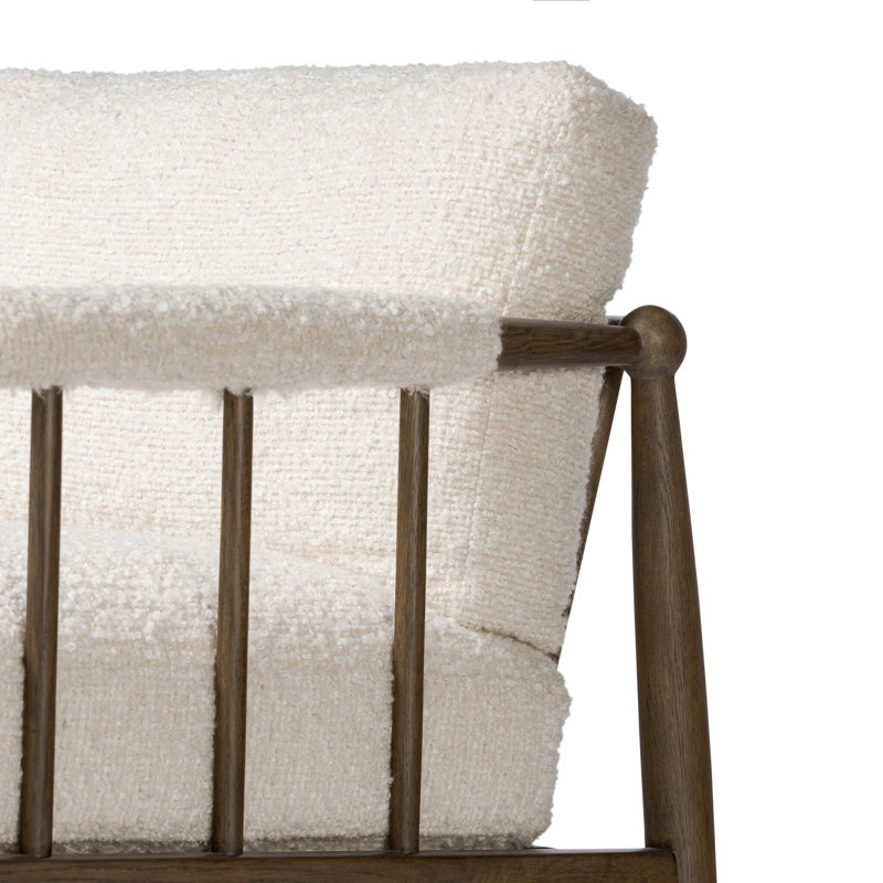 Warren Chair, Beige Boucle