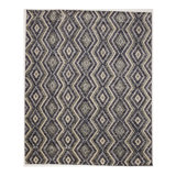 Hand Knotted Chevron Area Rug