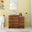 Meuble-lavabo simple 35,46 po avec comptoir en céramique