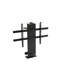 Support de plancher motorisé noir Whisper Lift II PRO pouvant supporter jusqu'à 100 lb