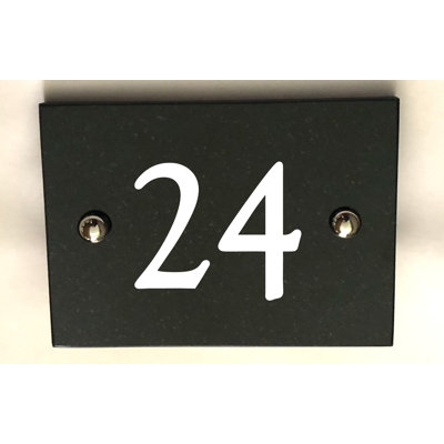 Brumby 10cm H Reflective Stone House Number