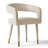 Hennigan Textured Fabric Dining Armchairs -1464132007