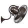 Matthews Fan Company  14.5" Oscillating Wall Mounted Fan