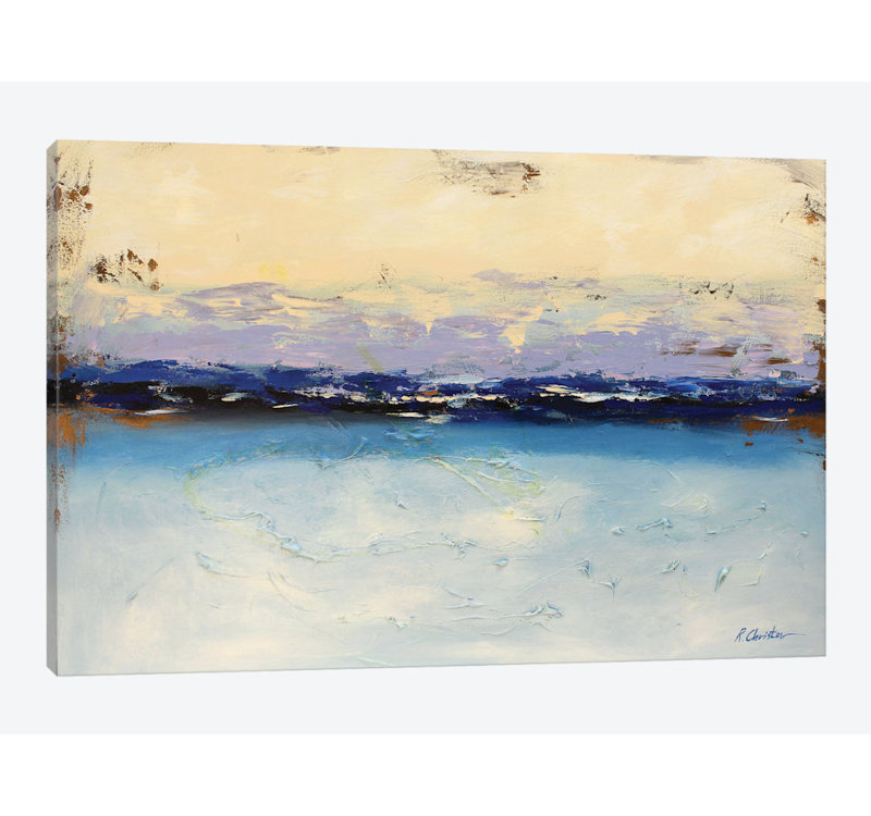 « summer souvenirs », reproduction sur toile, H 8 po x l 12 po x P 0,75 po, Pas de tapis, Toile tendue