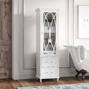 Darby Home Co Tindle Freestanding Linen Cabinet & Reviews