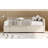 Twin Size L-Shaped Upholstered Platform Bed With Storage And Drawers-1387678031