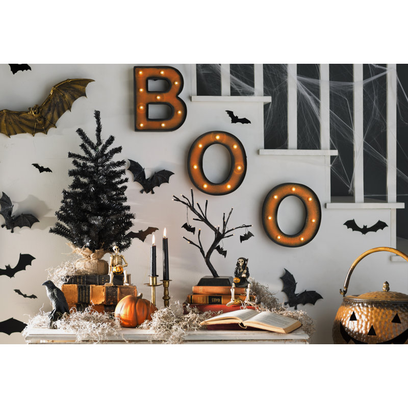Arbre d'Halloween artificiel pour table 15 po