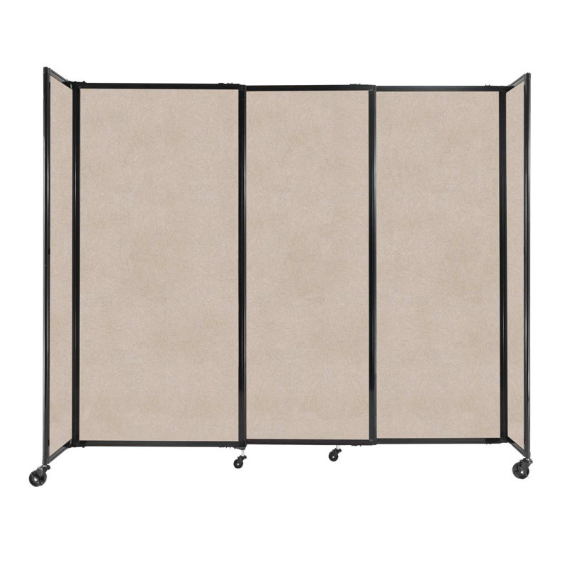 Cloison portative Soundsorb, H 72 po x l 86 po x P 18 po, Beige