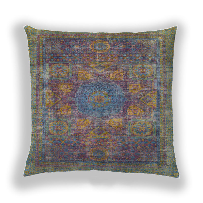 Coussin Abstract 1481, Microsuède