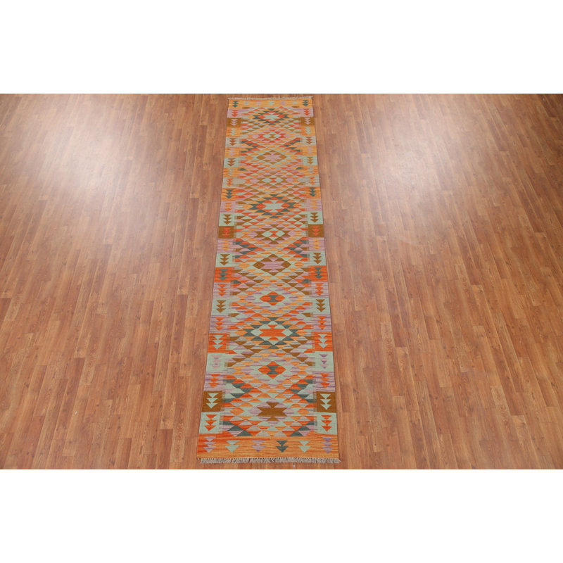 Tapis multicolore kilim oriental 3 x 12