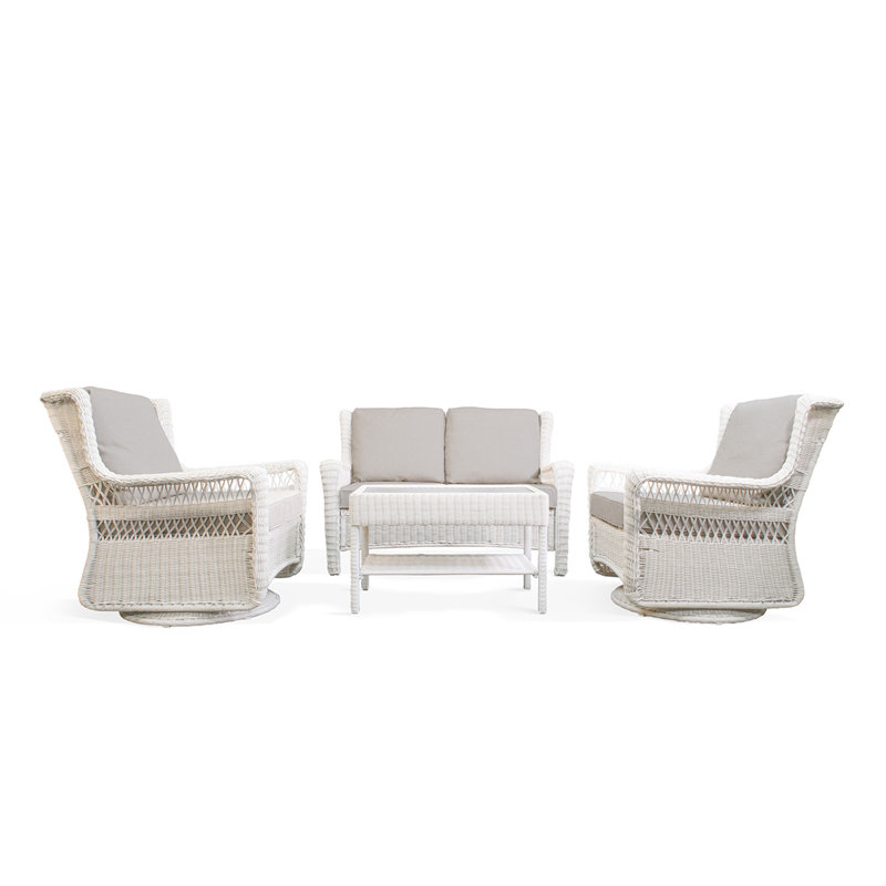 Chaise pivotante avec coussins Vaishnavi